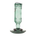 Antique Glass Bottle Hummingbird Feeder