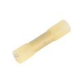 Heat Shrink Adhesive Lined Transparent Yellow Butt Splice for 12-10 AWG