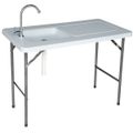 Folding Fish Station, Sink, Work Area