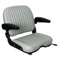 Universal Tractor Seat, White
