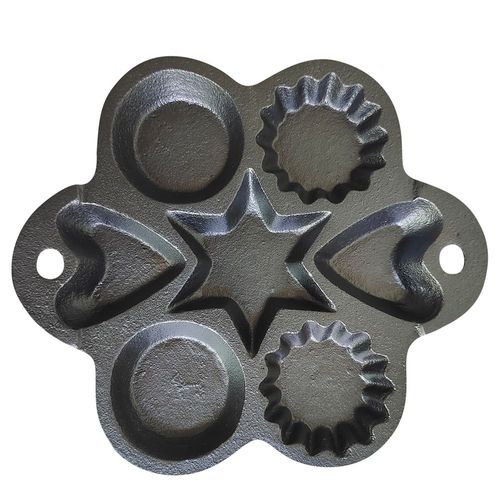 7 Cup Preseasoned Shapes Pan | Agri Supply