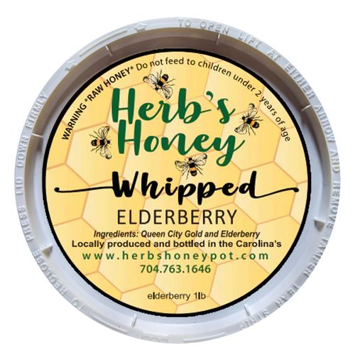 ELDERBERRY HONEY 1LB WHIPPED Agri Supply