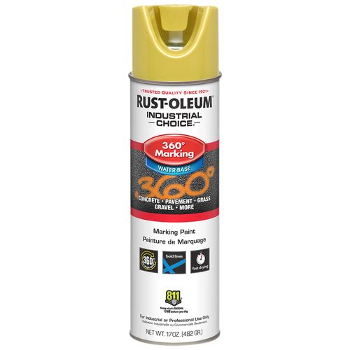 Rust Lab Yellow Create Rust-Oleum® Marking Paint Yellow (17 Oz.)