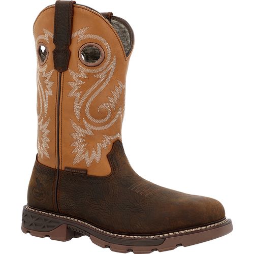 Georgia Boot Wedge Pull-On Work Boot - Soft Toe, Comfortable & Durable For Long Shifts - View #2