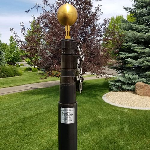 25 Black Telescoping Flagpole Agri Supply 25 black telescoping flagpole agri supply