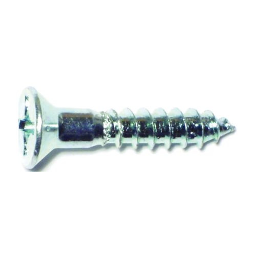 Midwest Fastener #10 x 1 in. Phillips Flat Head Wood Screw, 5-Pack