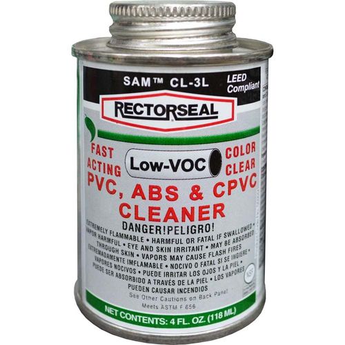 Clear Pvc, Cpvc & Abs Cleaner - 4 Ounce | Agri Supply