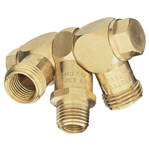 6240-1/4Tt 1/4 Male Double Swivel Nozzle Body Brass