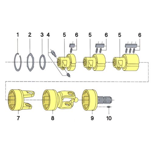 Over Run Clutch Spline To Spline