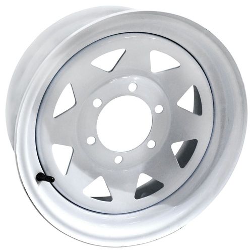 Trailer Wheel, Trailer Rims, 15X6 | Agri Supply, 46060, White Wheels