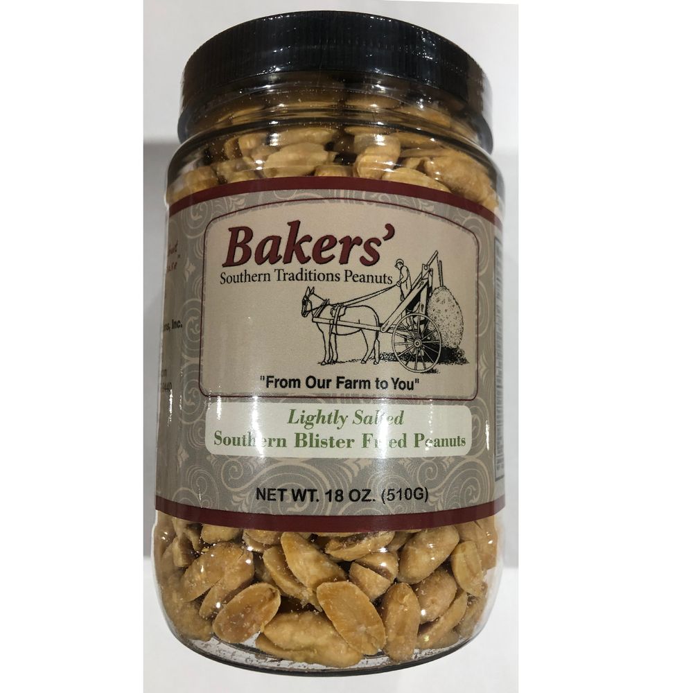 Bakers Southern Peanuts, Blister Fried, Lightly Salted 18 oz.