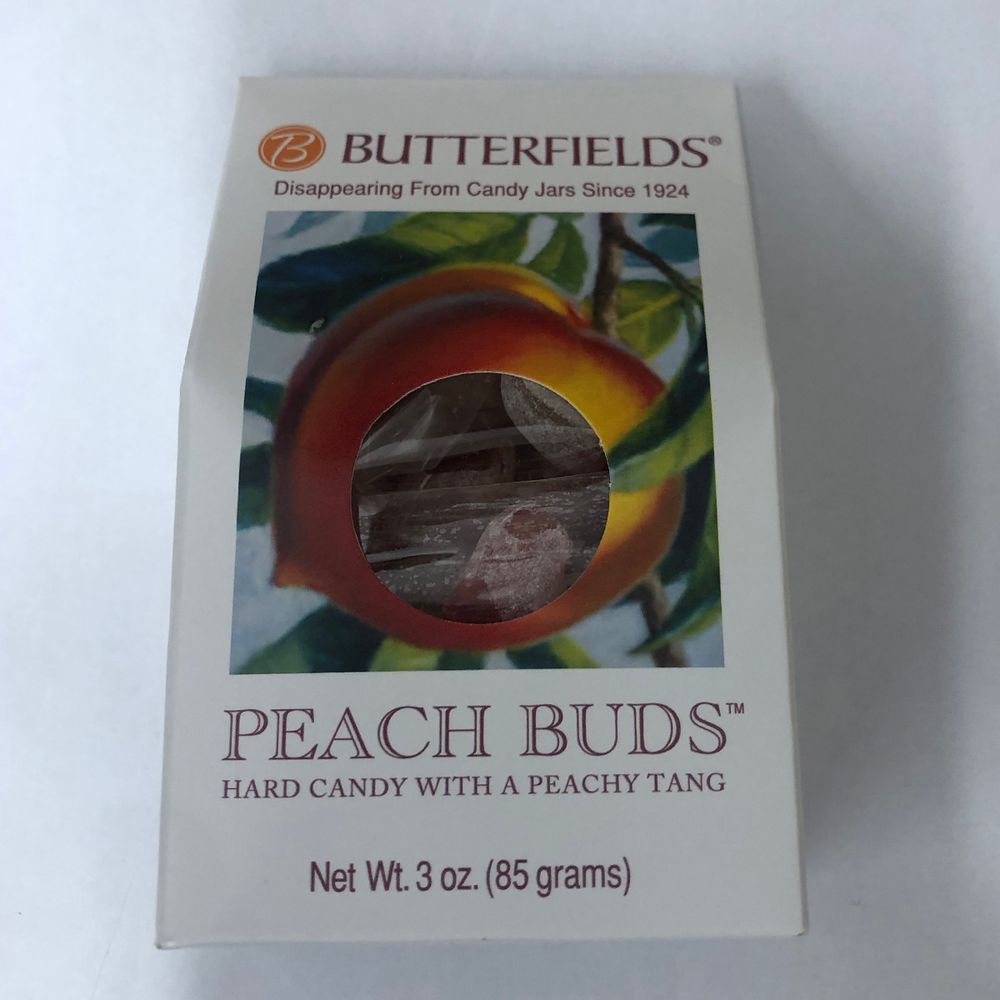 Butterfields&reg; Peach Buds Hard Candy 3 oz.