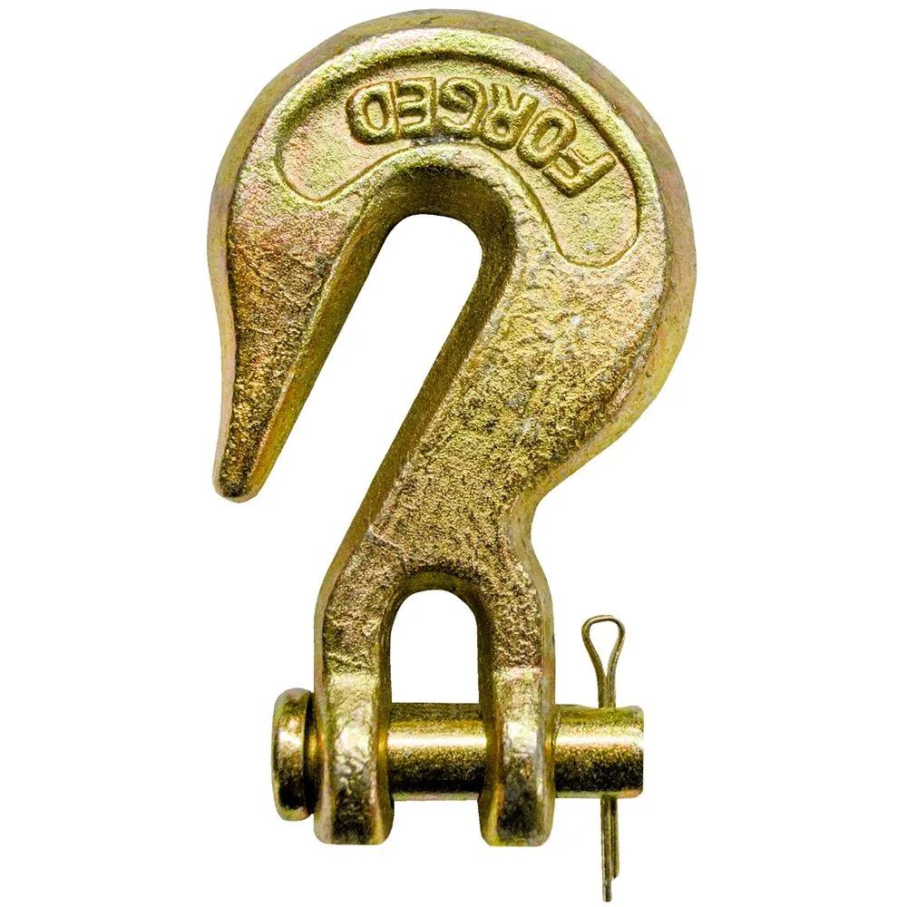 2 Pack 5/16" Grade 70 Clevis Grab Hooks - Forged Alloy (Free Shipping)