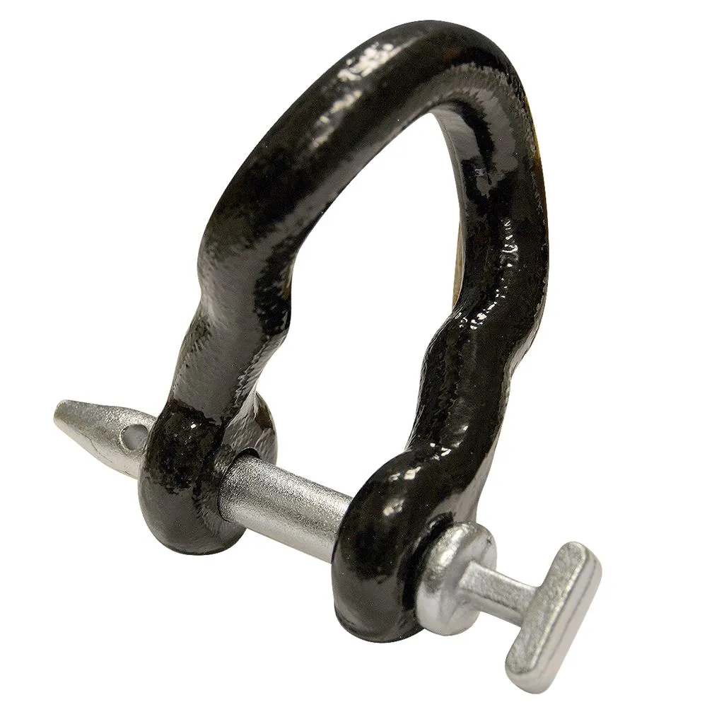 Zonon 4-Pack 316 Stainless Steel Twisted Clevis Shackles - 1