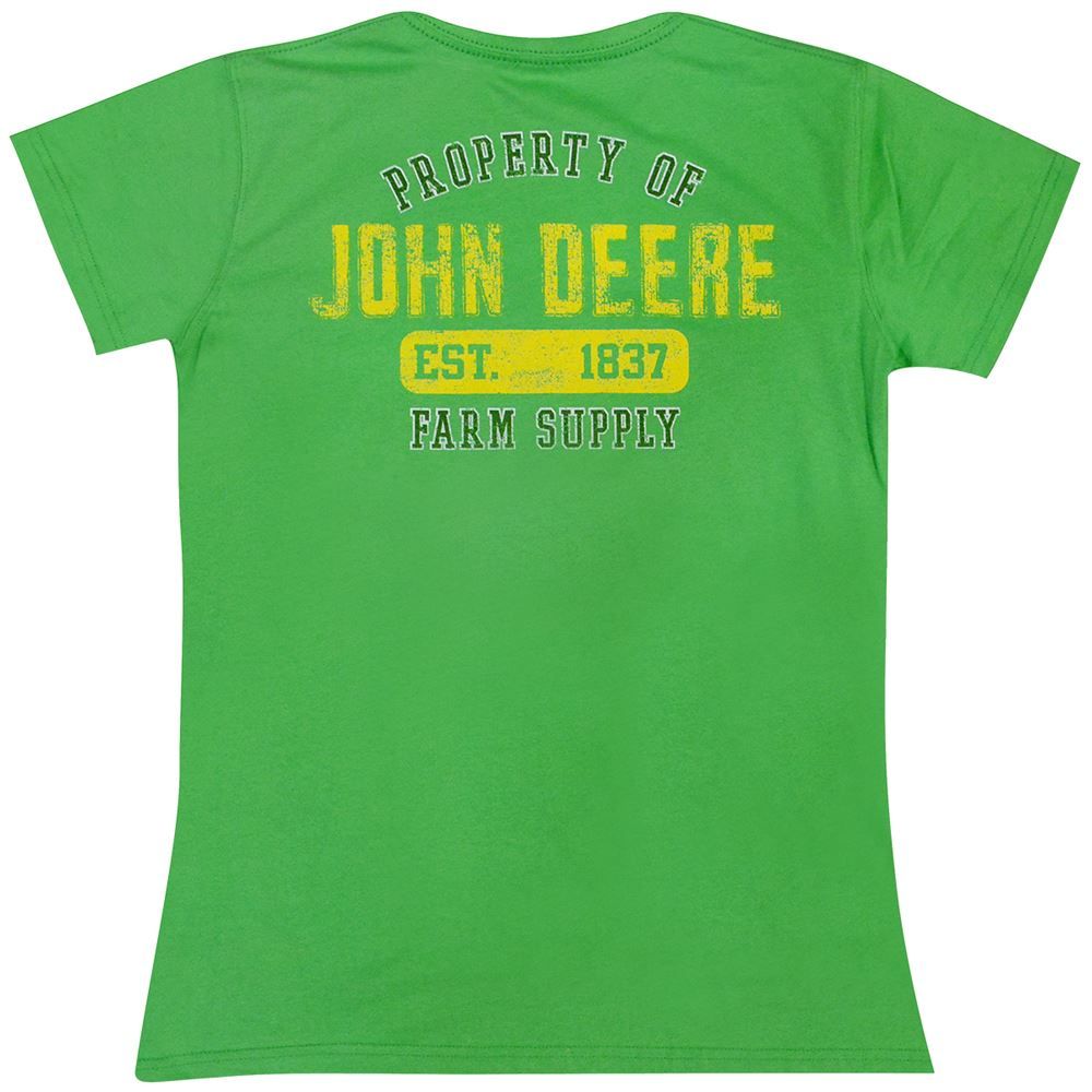 Women's Apple Green John Deere Shirt L | J America 107747 | Agri Supply