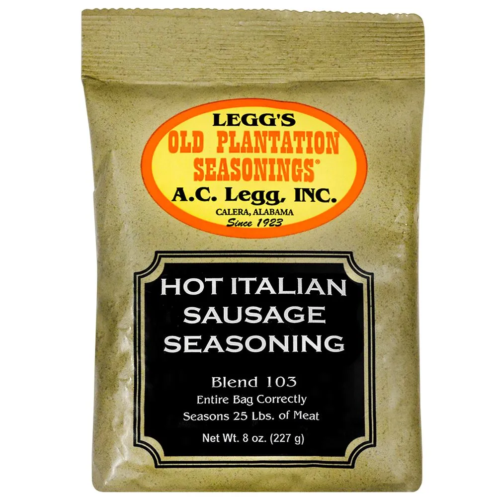 Leggs Sausage Seasoning AC Leggs Leggs Old Plantation Cajun