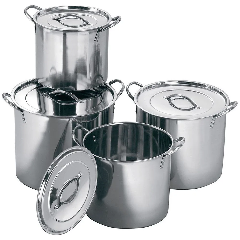 Stainless Steel Stock Pot Set: Ultimate Kitchen Essential