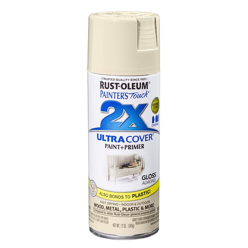 2x Spray Paint - Gloss Almond
