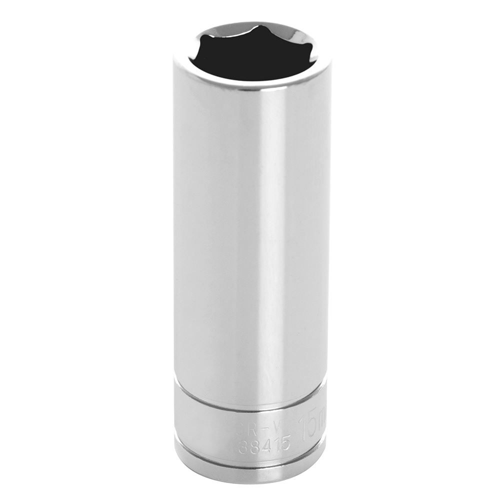 3/8 drive 15mm 6pt deep well socket
