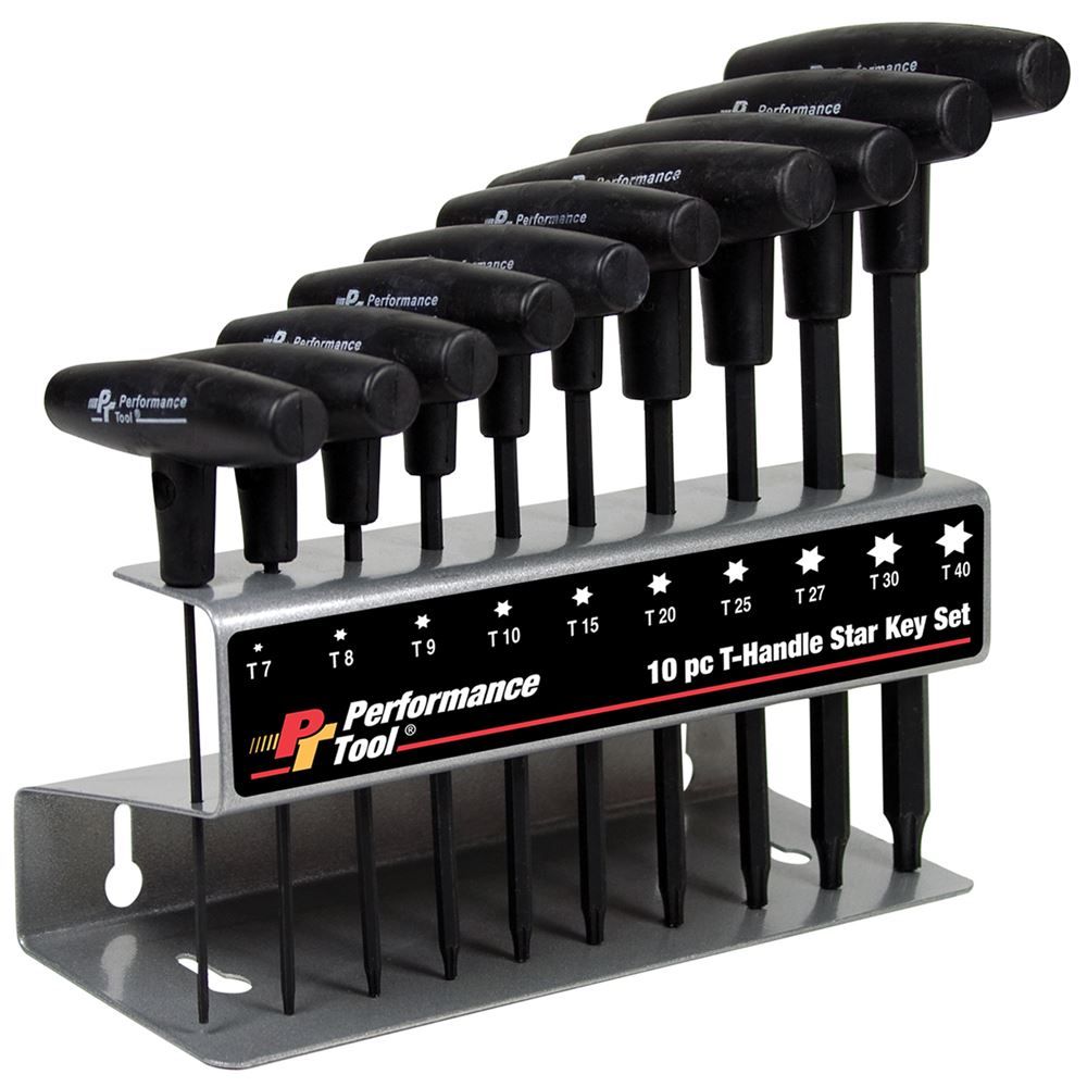 10pc T-handle Stardriver Set