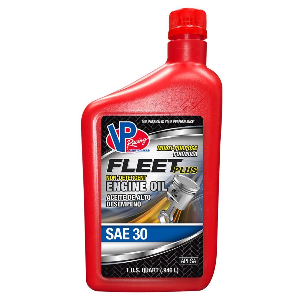 VP Racing Fuels&reg; Fleet Plus Non Detergent Engine Oil SAE 30