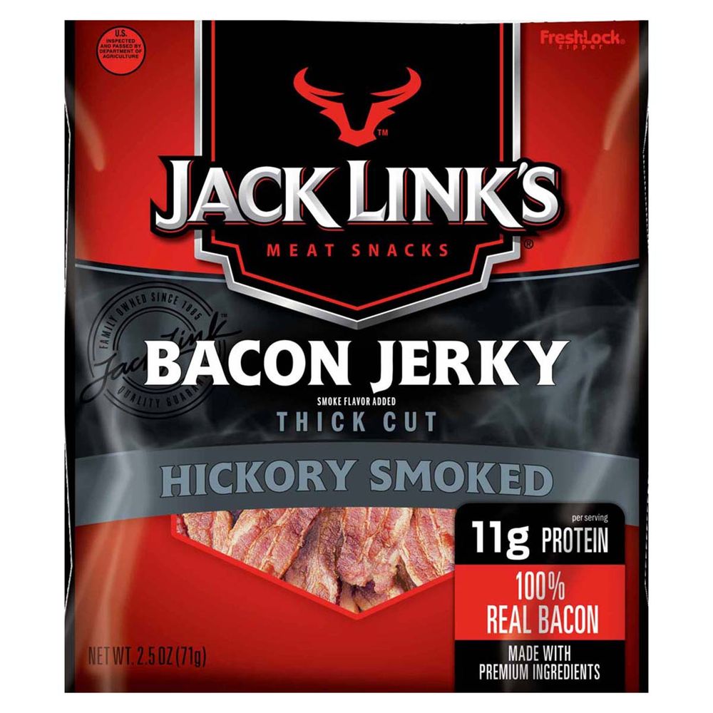 Hickory Smoked Bacon Thick Cut 2.5 oz.