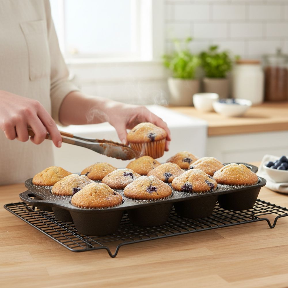 11 Cup Preseasoned Muffin Pan Carolina Cooker