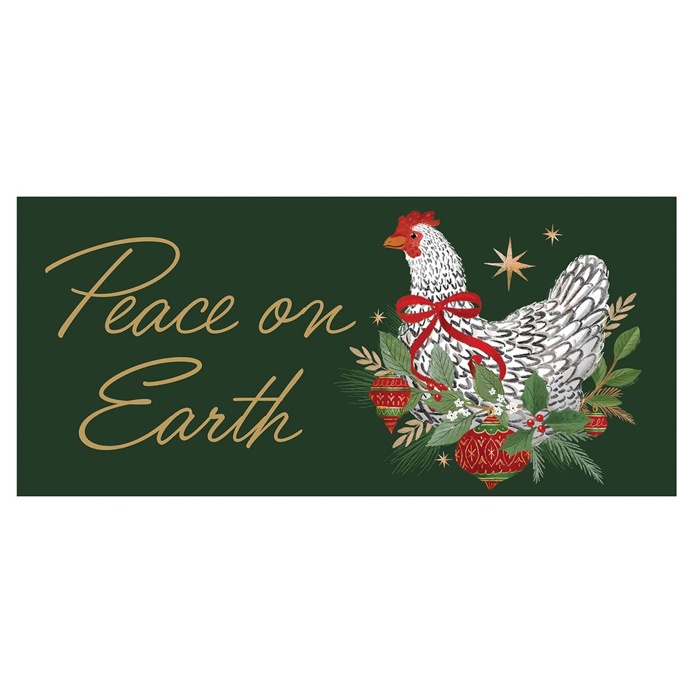 chicken and floral switch mat