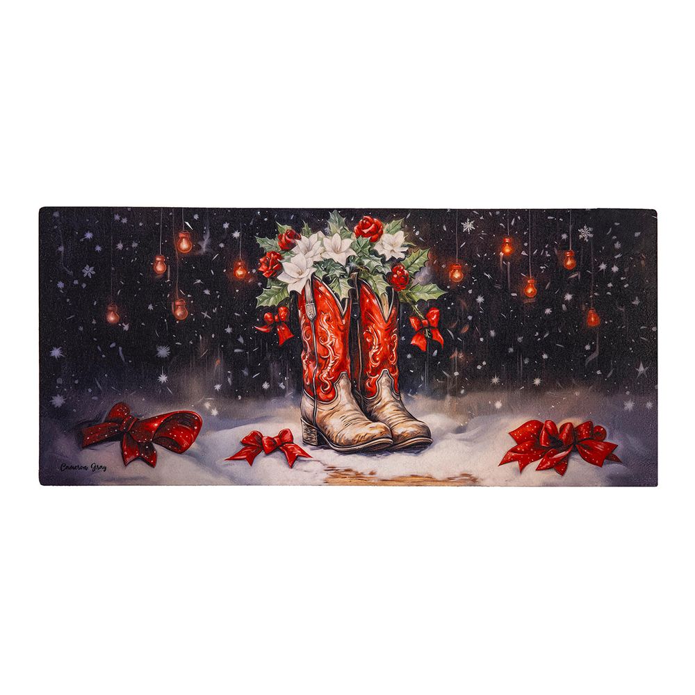 cowboy boots switch mat