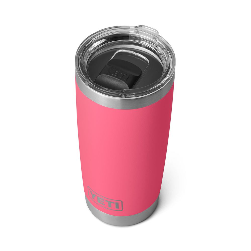 yeti 20 oz pink tumbler with lid
