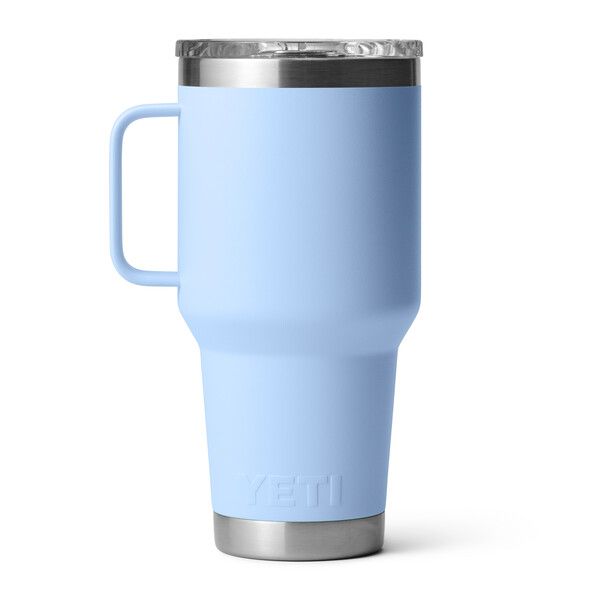 Sky Blue Rambler Yeti 30 oz. Travel Mug with Lid