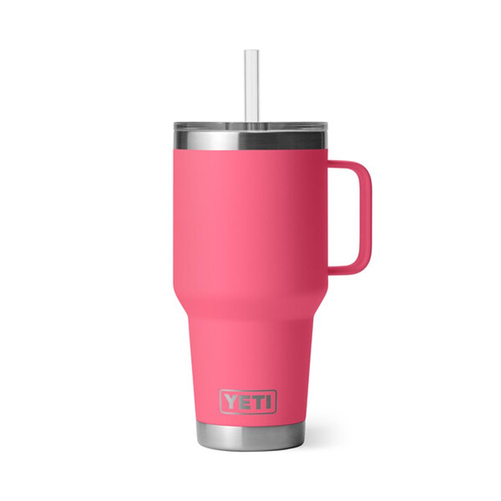 Pink Yeti 35 oz. Straw Mug Rambler