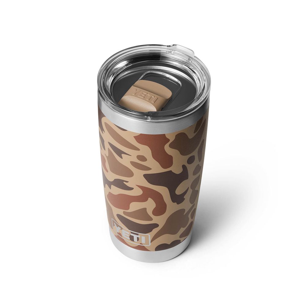yeti 20 oz camo tumbler with lid