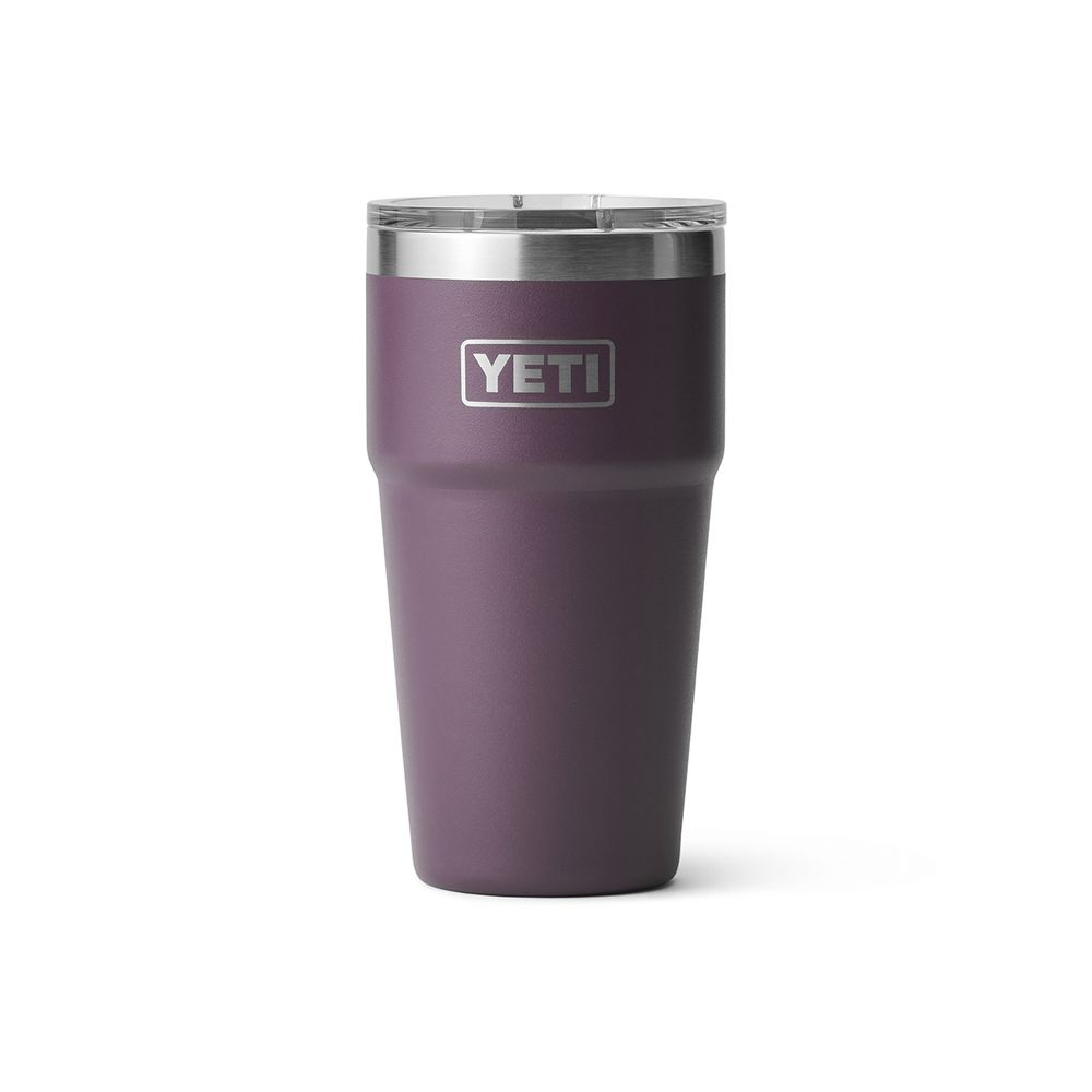 yeti 20 oz dark purple tumbler with lid