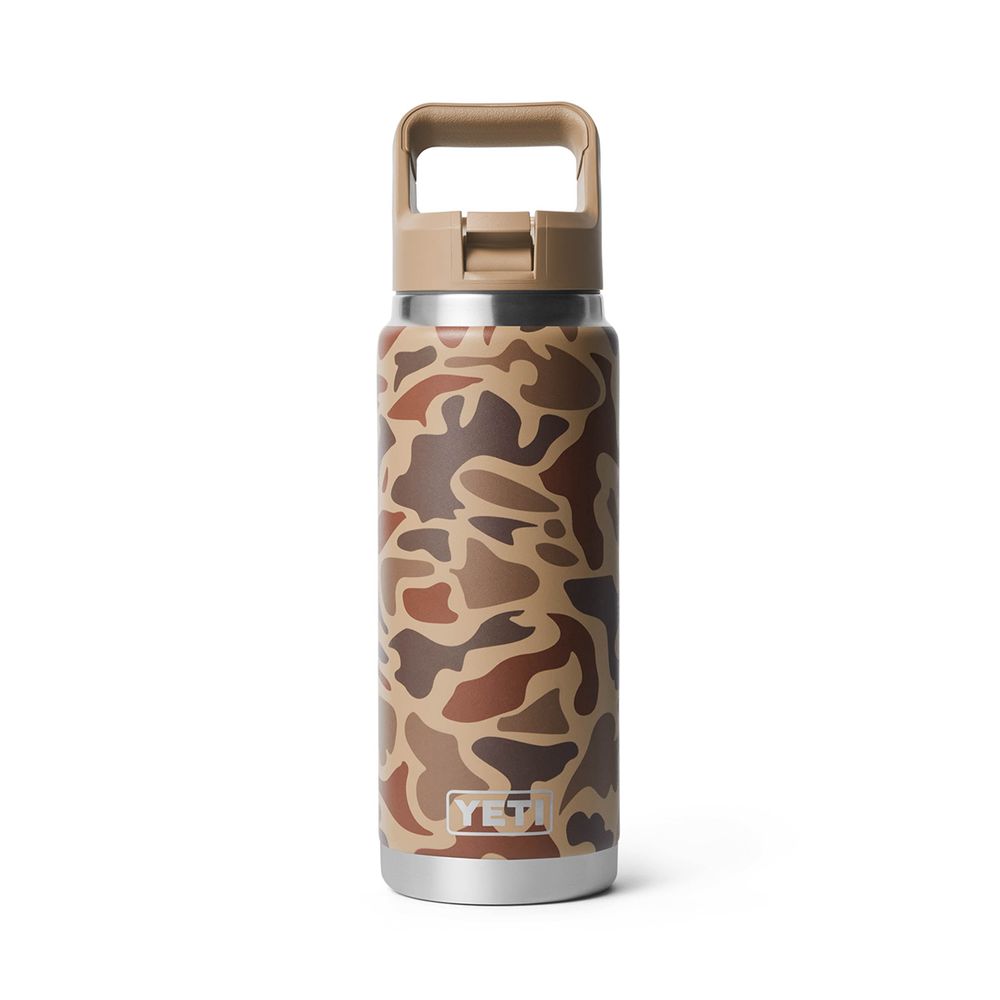 Rambler Camo 26 oz. Yeti Water Bottle with Straw