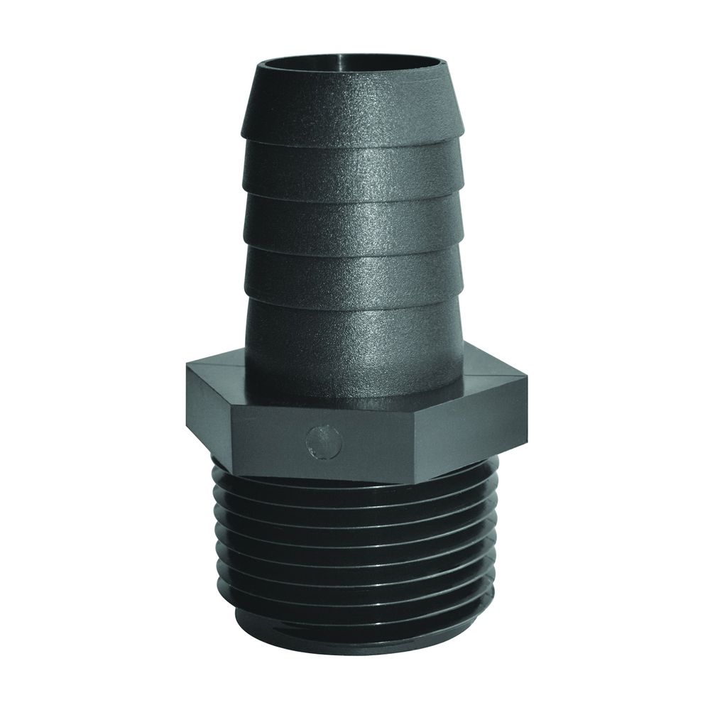 Green Leaf 1/4 in. Male NPT x 1/4 in. Hose Barb Polypropylene Straight Pipe to Hose Adapter