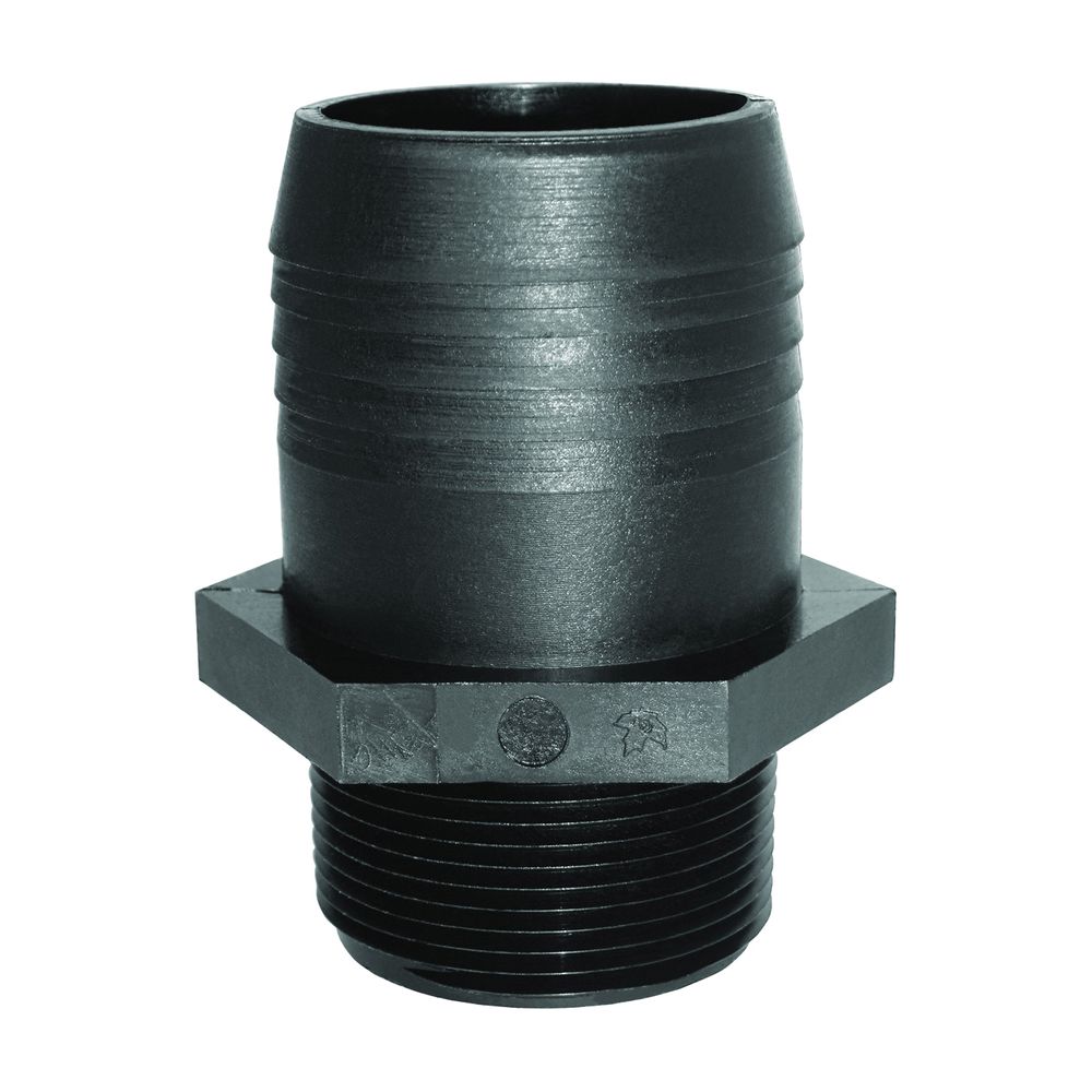 Green Leaf 2 in. MPT x Hose Barb Polypropylene Tank Adapter