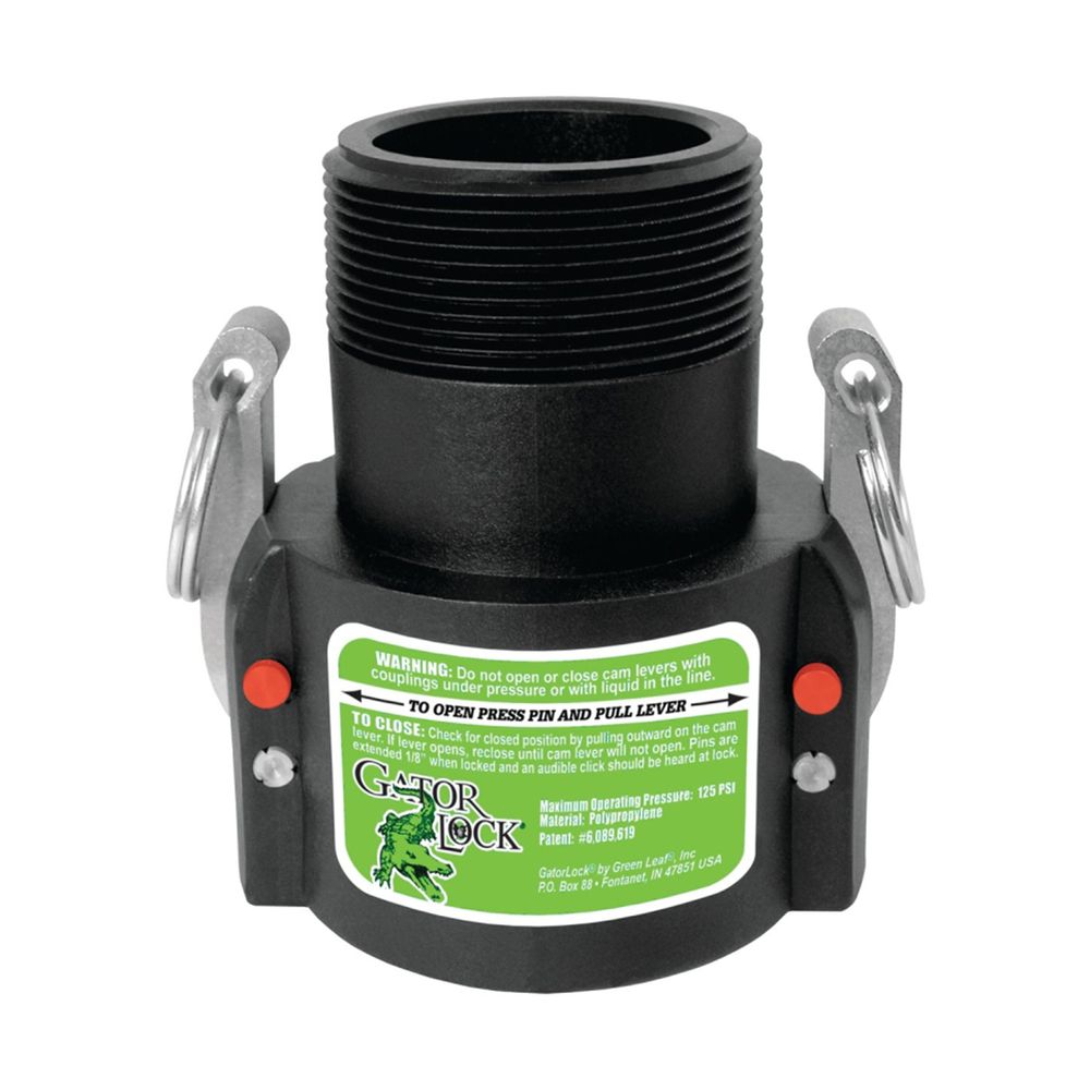 Green Leaf 2 in. Female Camlock x Male NPT Coupler