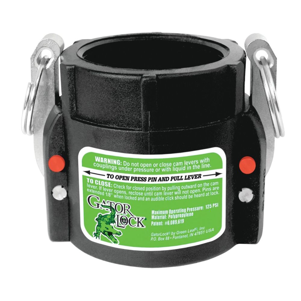 Green Leaf 2 in. Female x FNPT Cam Lever Coupling