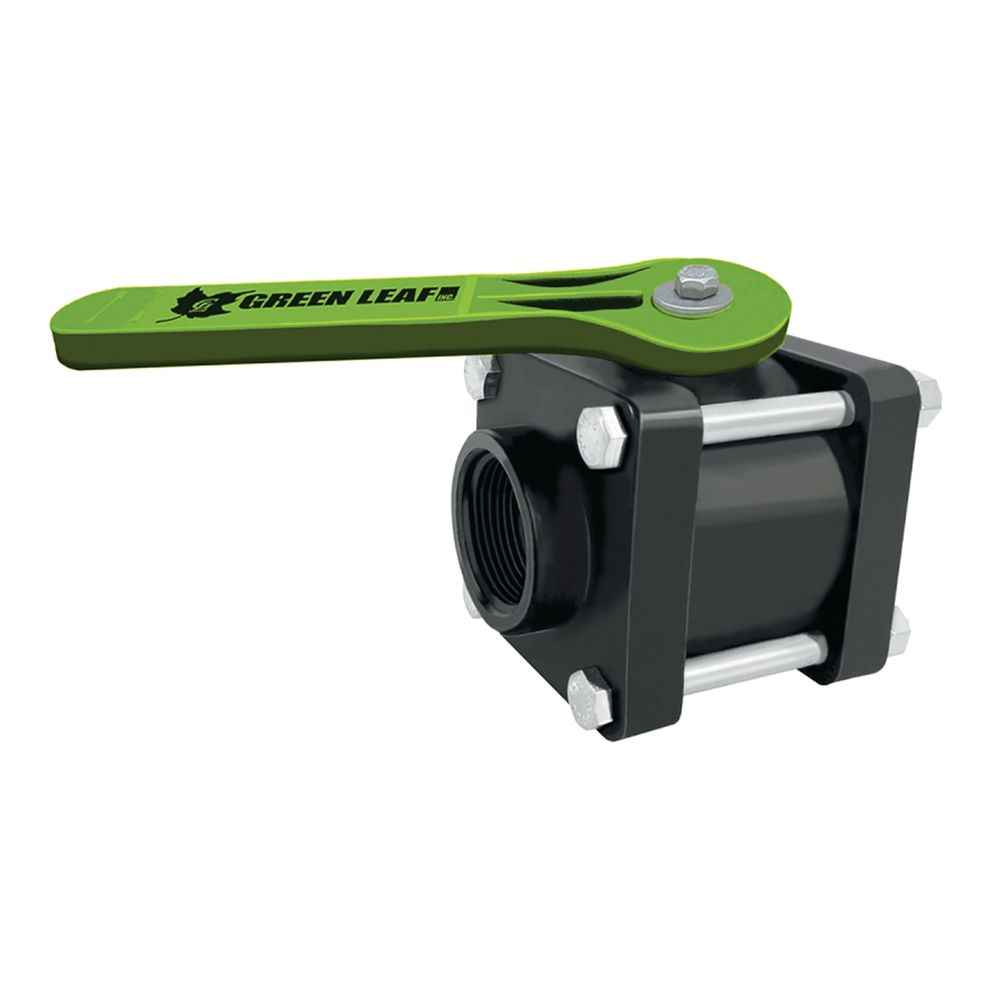 Green Leaf 1-1/2 in. 4-Bolt Full Port Ball Valve