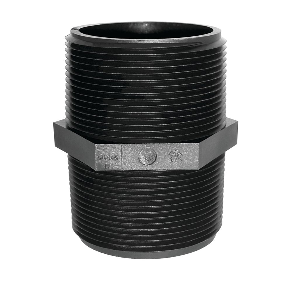 Green Leaf 2 in. Male Pipe Thread Pipe Nipple