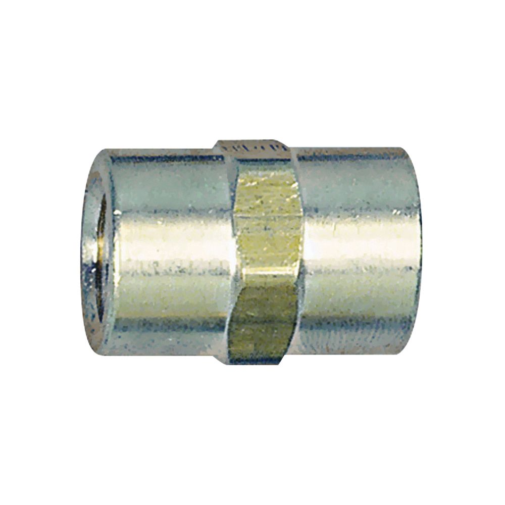 Tru-Flate 1/4 in. Brass Female Pipe Coupling