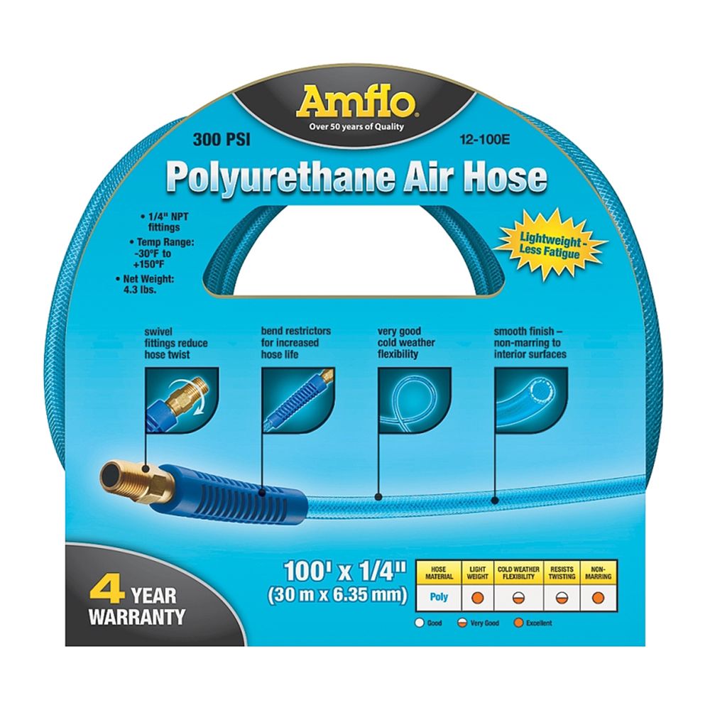 Amflo 1/4 in. x 100 ft. Polyurethane Air Hose