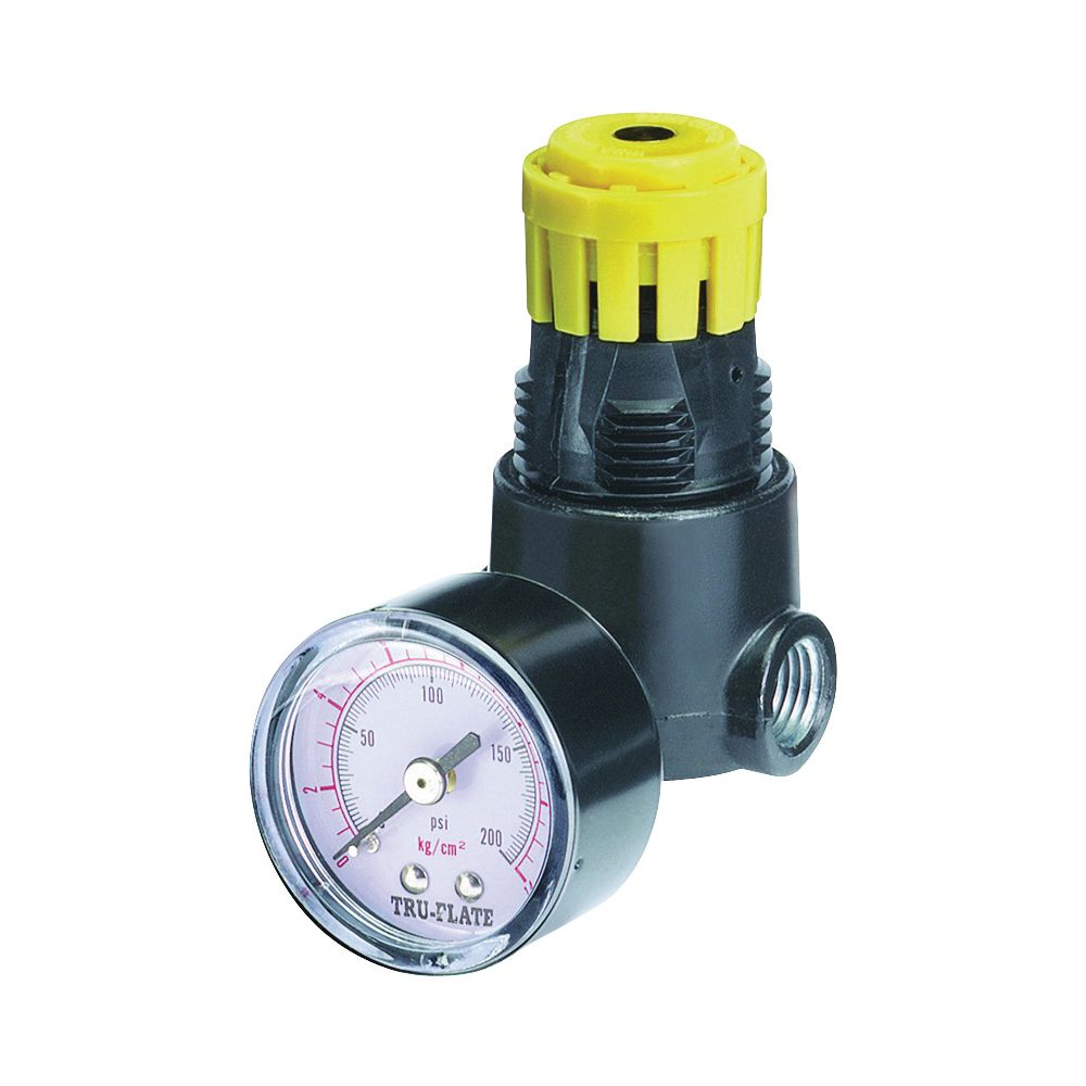 Tru-Flate 1/4 in. Mini Air Line Regulator