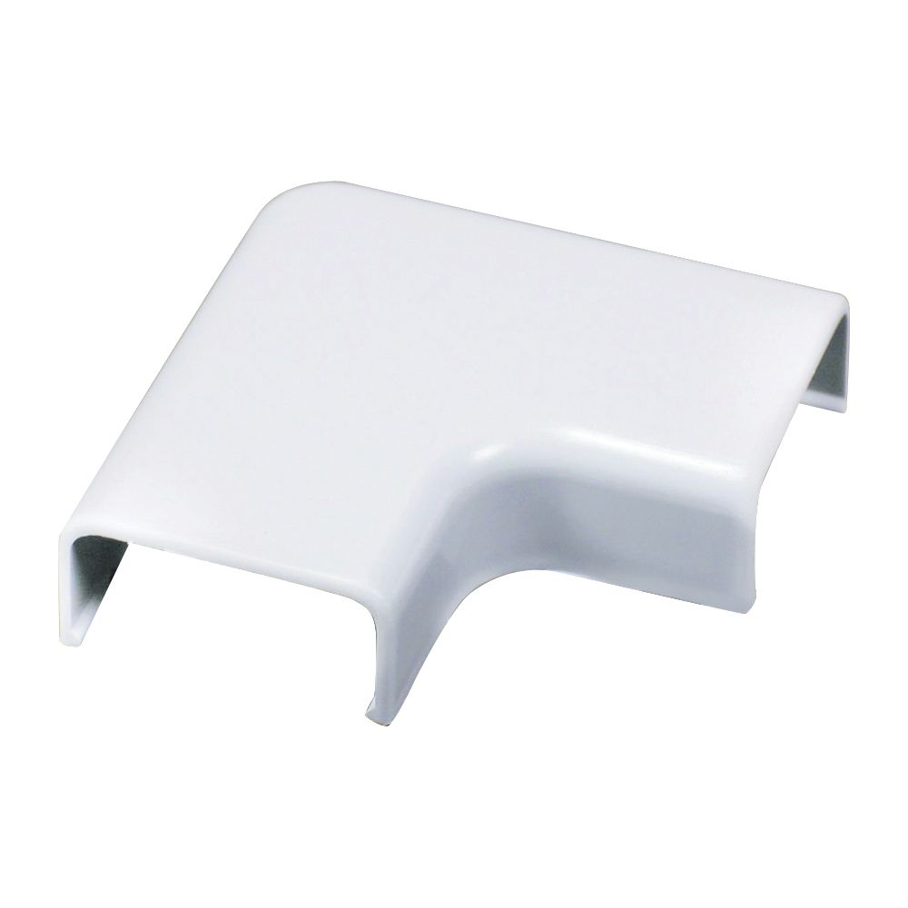 Wiremold 90-Degree Flat Plastic Wireway Elbow