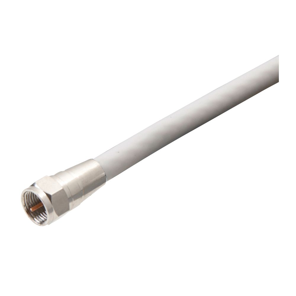 Zenith 12 ft. RG6 Coaxial Cable with F Connectors, White
