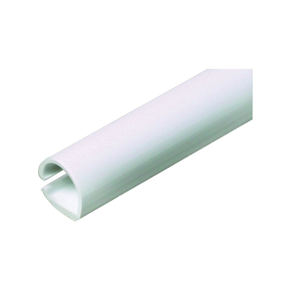 Wiremold 5 ft. White Plastic Wire Channel