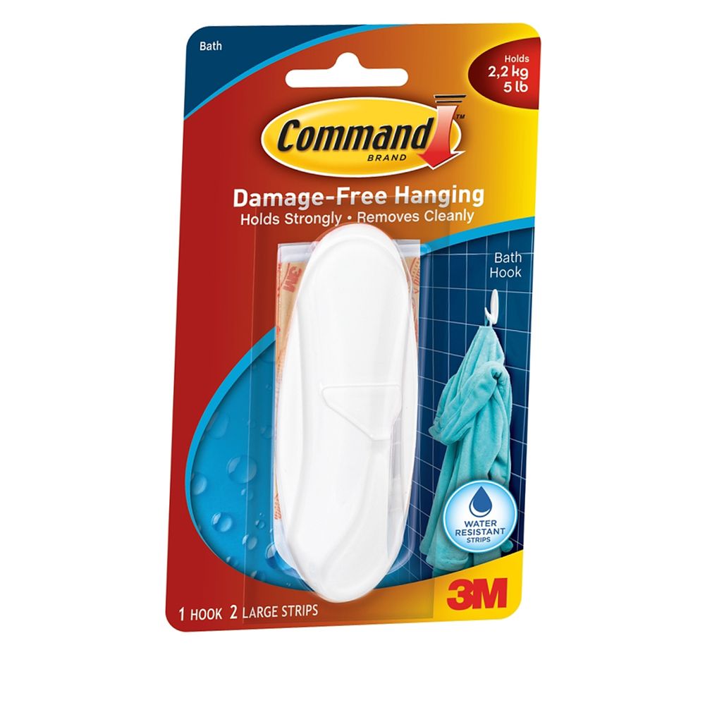 Command Large White Adhesive Designer Hook
