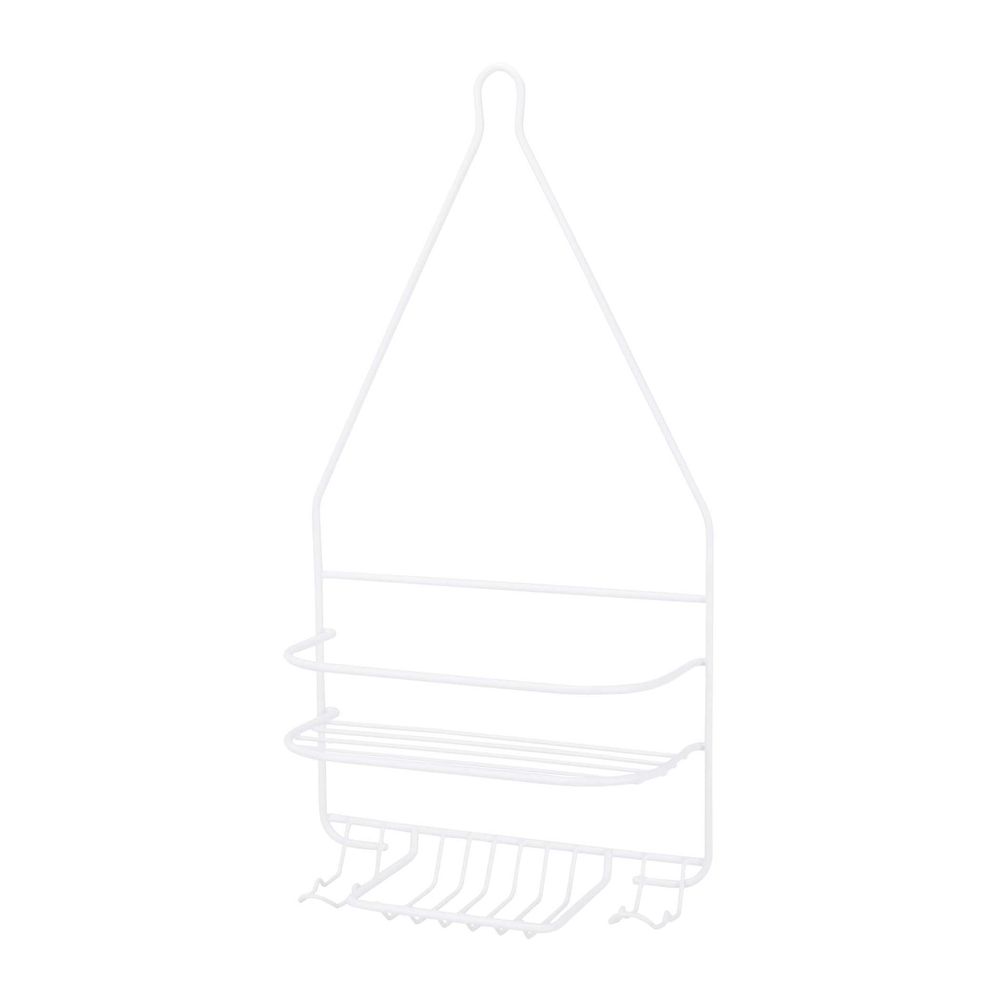 Simple Spaces Small White Shower Caddy