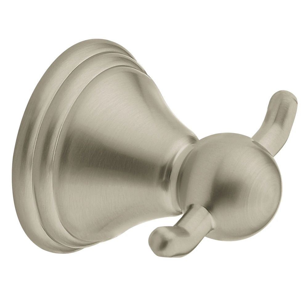 Moen Preston Brushed Nickel Double Robe Hook